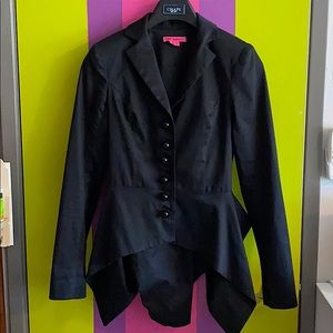 Betsey Johnson steampunk origami bustle jacket 6